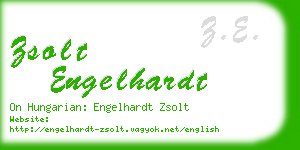 zsolt engelhardt business card